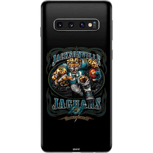 Liquid Blue NFL Jacksonville Jaguars Running Back Galaxy S10 Skin
