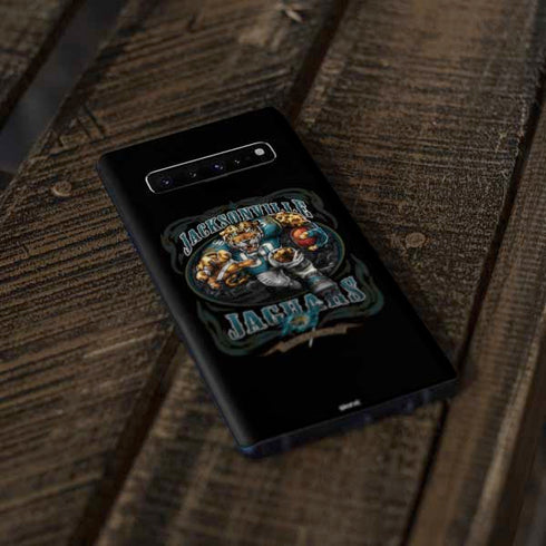 Liquid Blue NFL Jacksonville Jaguars Running Back Galaxy S10 Skin