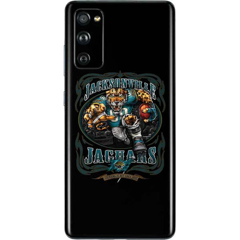 Liquid Blue NFL Jacksonville Jaguars Running Back Galaxy S20 Fan Edition Skin