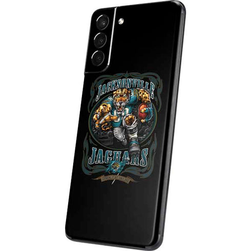 Liquid Blue NFL Jacksonville Jaguars Running Back Galaxy S21 5G Skin