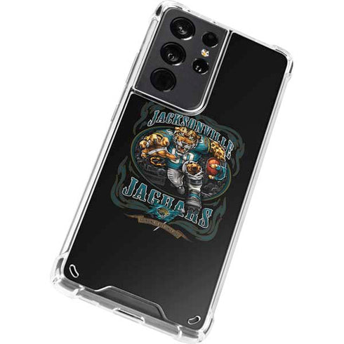 Liquid Blue NFL Jacksonville Jaguars Running Back Galaxy S21 Ultra 5G Clear Case