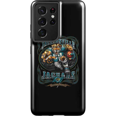 Liquid Blue NFL Jacksonville Jaguars Running Back Galaxy S21 Ultra 5G Pro Case