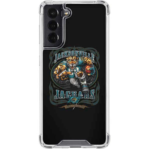 Liquid Blue NFL Jacksonville Jaguars Running Back Galaxy S22 Clear Case