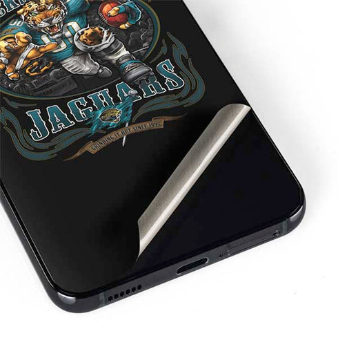 Liquid Blue NFL Jacksonville Jaguars Running Back Galaxy S22 Plus Skin