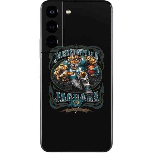 Liquid Blue NFL Jacksonville Jaguars Running Back Galaxy S22 Skin