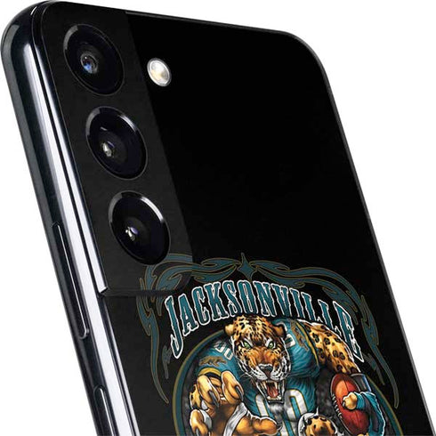 Liquid Blue NFL Jacksonville Jaguars Running Back Galaxy S22 Skin