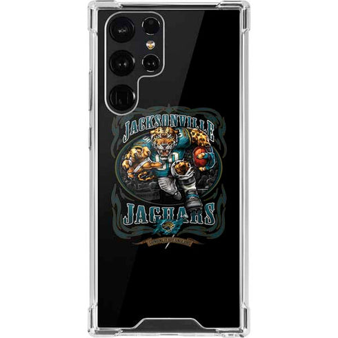 Liquid Blue NFL Jacksonville Jaguars Running Back Galaxy S22 Ultra Clear Case