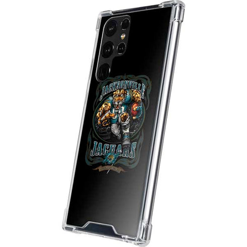 Liquid Blue NFL Jacksonville Jaguars Running Back Galaxy S22 Ultra Clear Case