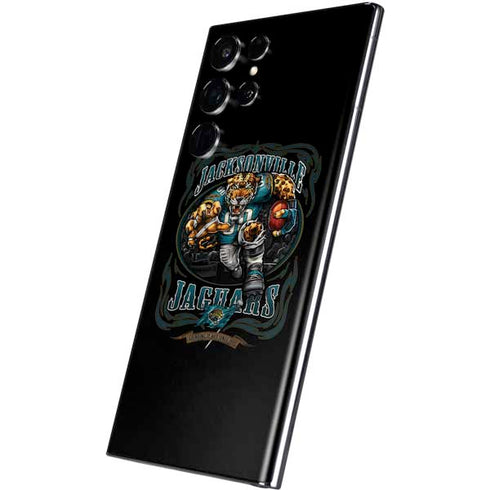 Liquid Blue NFL Jacksonville Jaguars Running Back Galaxy S22 Ultra Skin