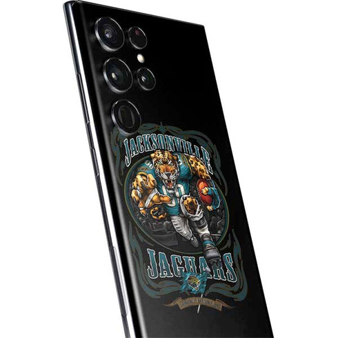 Liquid Blue NFL Jacksonville Jaguars Running Back Galaxy S22 Ultra Skin