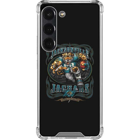 Liquid Blue NFL Jacksonville Jaguars Running Back Galaxy S23 Clear Case