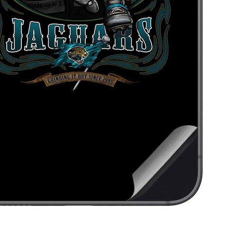 Liquid Blue NFL Jacksonville Jaguars Running Back Galaxy S23 FE Skin