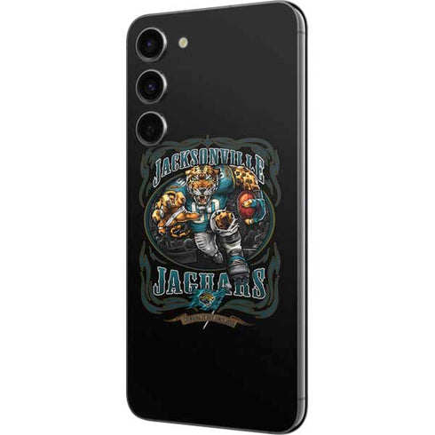 Liquid Blue NFL Jacksonville Jaguars Running Back Galaxy S23 Plus Skin
