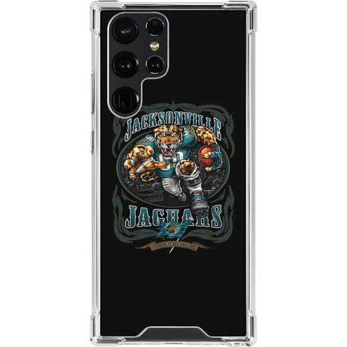 Liquid Blue NFL Jacksonville Jaguars Running Back Galaxy S24 Ultra Clear Case