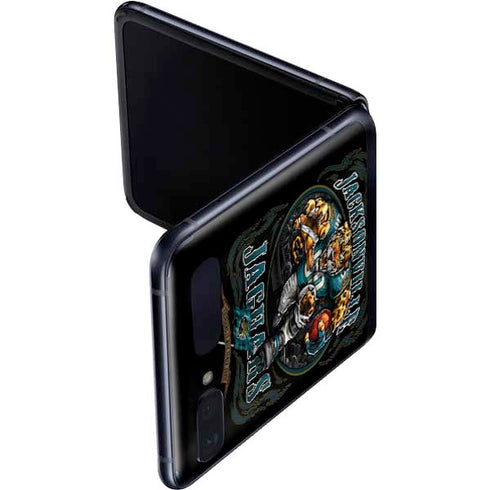 Liquid Blue NFL Jacksonville Jaguars Running Back Galaxy Z Flip Skin