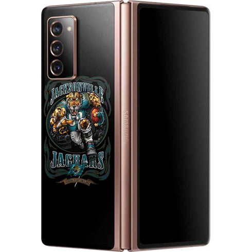 Liquid Blue NFL Jacksonville Jaguars Running Back Galaxy Z Fold2 5G Skin