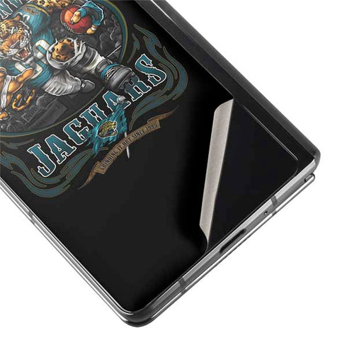 Liquid Blue NFL Jacksonville Jaguars Running Back Galaxy Z Fold2 5G Skin