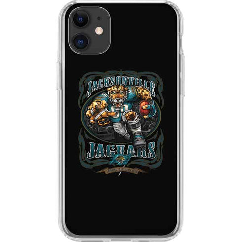 Liquid Blue NFL Jacksonville Jaguars Running Back iPhone 11 Clear Case