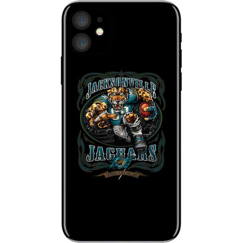 Liquid Blue NFL Jacksonville Jaguars Running Back iPhone 11 Skin