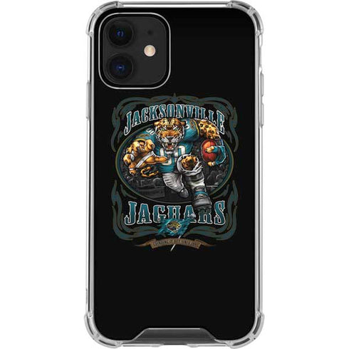 Liquid Blue NFL Jacksonville Jaguars Running Back iPhone 12 Mini Clear Case