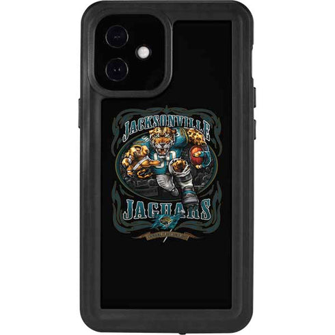 Liquid Blue NFL Jacksonville Jaguars Running Back iPhone 12 Mini Waterproof Case