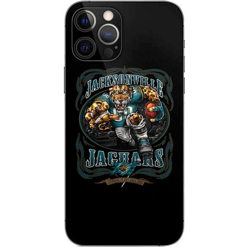 Liquid Blue NFL Jacksonville Jaguars Running Back iPhone 12 Pro Skin