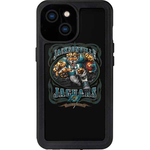 Liquid Blue NFL Jacksonville Jaguars Running Back iPhone 13 Mini Waterproof Case