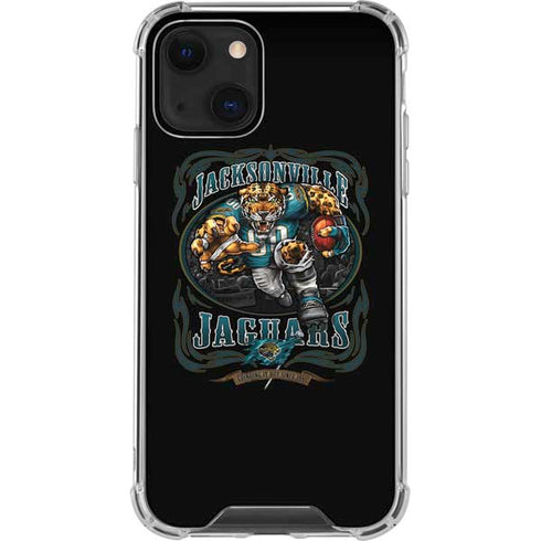 Liquid Blue NFL Jacksonville Jaguars Running Back iPhone 14 Clear Case