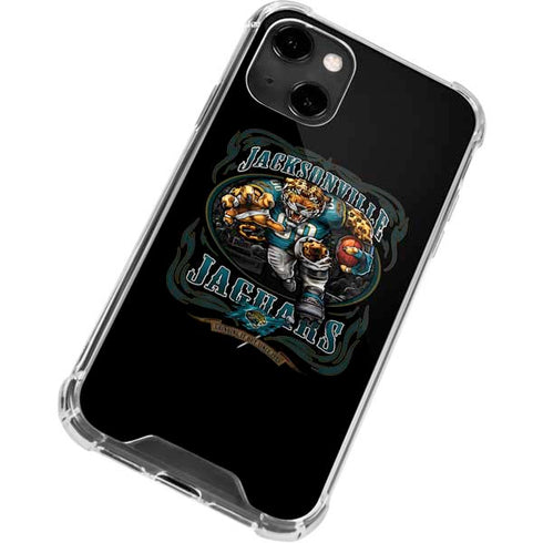 Liquid Blue NFL Jacksonville Jaguars Running Back iPhone 14 Clear Case