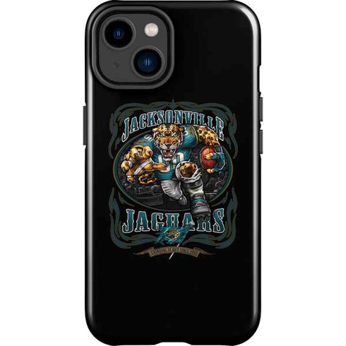 Liquid Blue NFL Jacksonville Jaguars Running Back iPhone 15 Plus Impact Case