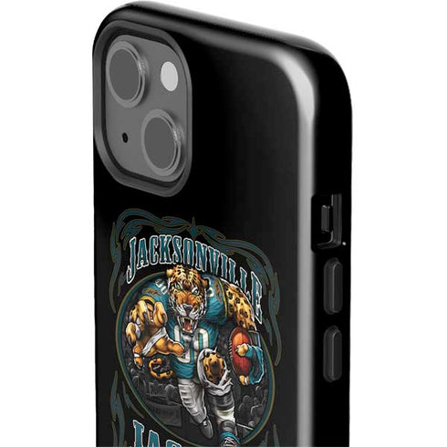 Liquid Blue NFL Jacksonville Jaguars Running Back iPhone 15 Plus Impact Case