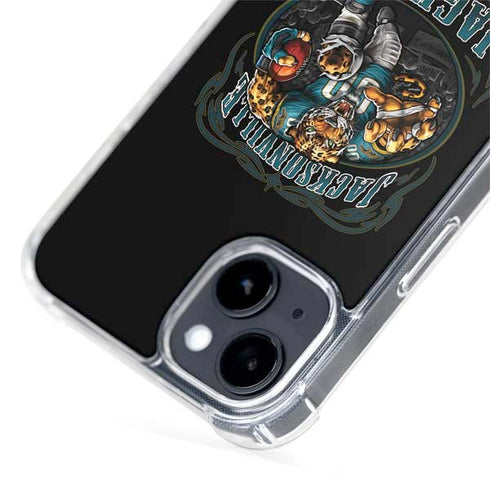 Liquid Blue NFL Jacksonville Jaguars Running Back iPhone 15 MagSafe Case
