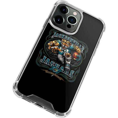 Liquid Blue NFL Jacksonville Jaguars Running Back iPhone 15 Pro Max Clear Case