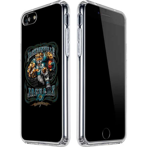 Liquid Blue NFL Jacksonville Jaguars Running Back iPhone SE (2nd & 3rd Gen) Clear Case