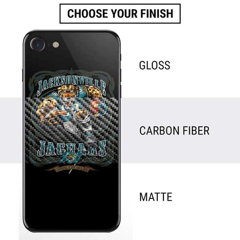 Liquid Blue NFL Jacksonville Jaguars Running Back iPhone SE (2nd & 3rd Gen) Skin