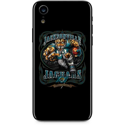 Liquid Blue NFL Jacksonville Jaguars Running Back iPhone XR Skin