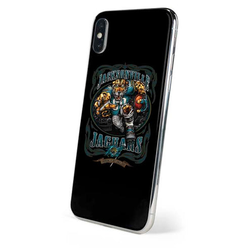 Liquid Blue NFL Jacksonville Jaguars Running Back iPhone XS Skin