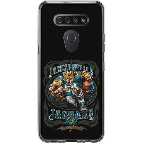 Liquid Blue NFL Jacksonville Jaguars Running Back LG K51/Q51 Clear Case