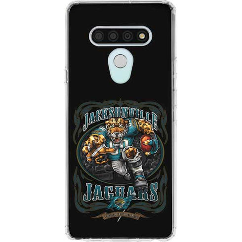Liquid Blue NFL Jacksonville Jaguars Running Back LG Stylo 6 Clear Case
