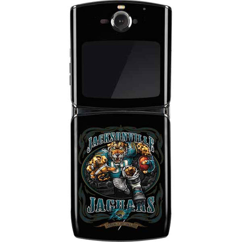 Liquid Blue NFL Jacksonville Jaguars Running Back Motorola RAZR Skin