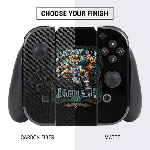Liquid Blue NFL Jacksonville Jaguars Running Back Nintendo Switch Bundle Skin