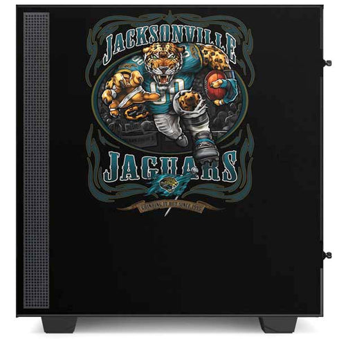 Liquid Blue NFL Jacksonville Jaguars Running Back NZXT H510 Compact ATX Mid-Tower Case Skin