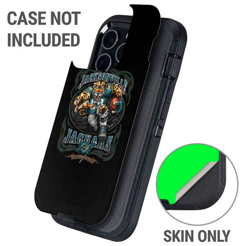 Liquid Blue NFL Jacksonville Jaguars Running Back Otterbox Defender iPhone Skin