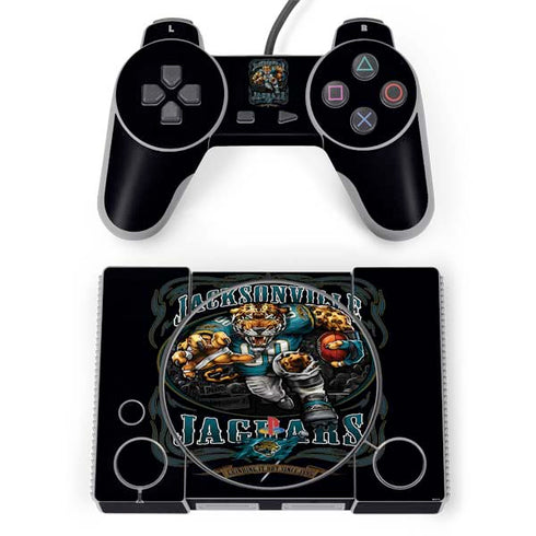 Liquid Blue NFL Jacksonville Jaguars Running Back PlayStation Classic Bundle Skin