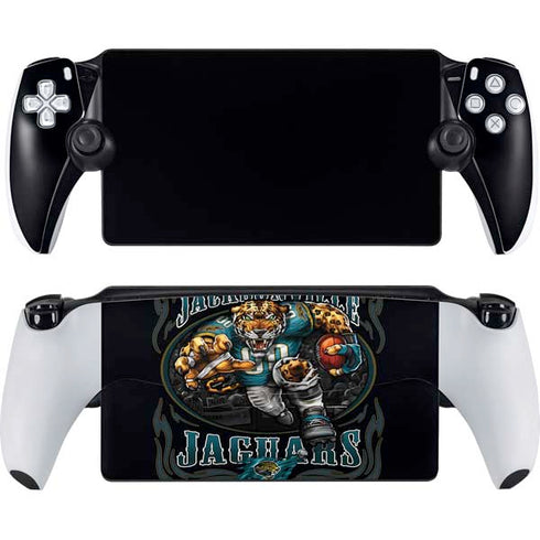 Liquid Blue NFL Jacksonville Jaguars Running Back PlayStation Portal Remote Player Skin