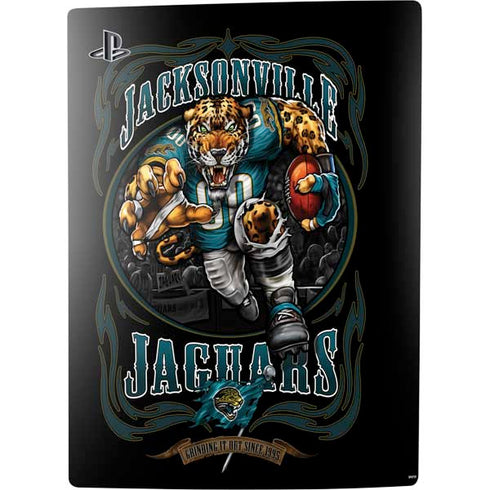 Liquid Blue NFL Jacksonville Jaguars Running Back PS5 Console Skin