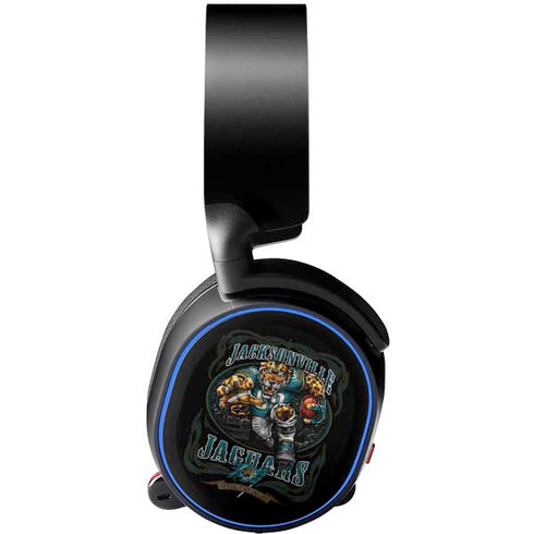 Liquid Blue NFL Jacksonville Jaguars Running Back SteelSeries Arctis 3 Skin