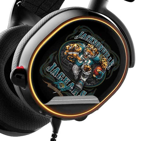 Liquid Blue NFL Jacksonville Jaguars Running Back SteelSeries Arctis 3 Skin