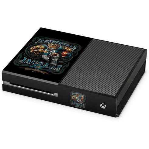 Liquid Blue NFL Jacksonville Jaguars Running Back Xbox One Console Skin