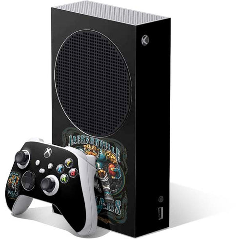 Liquid Blue NFL Jacksonville Jaguars Running Back Xbox Series S Bundle Skin